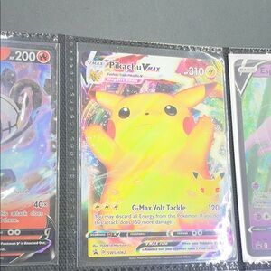 Pokemon Pikachu VMAX Trading Card - Yellow and Red